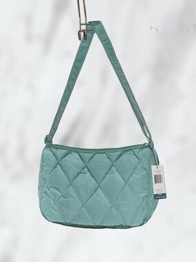 Vera Bradley Quilted Shoulder Bag in Beryl Green